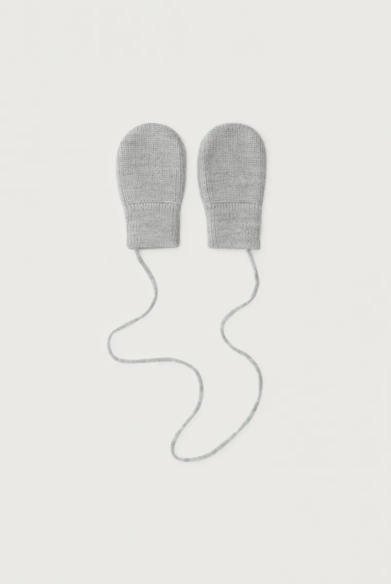 Gray Label Baby Fäustlinge Merino | Grey Melange