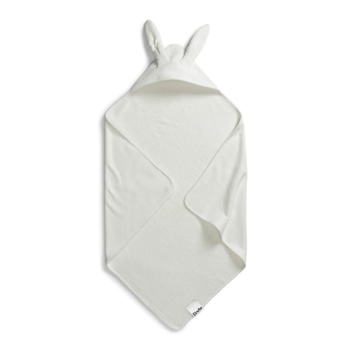 Kapuzen Badetuch Vanilla white