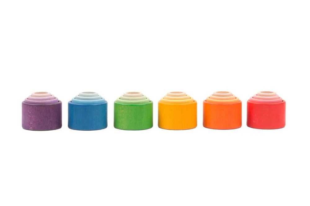 Grapat Regenbogen Set Schalen 24-teilig