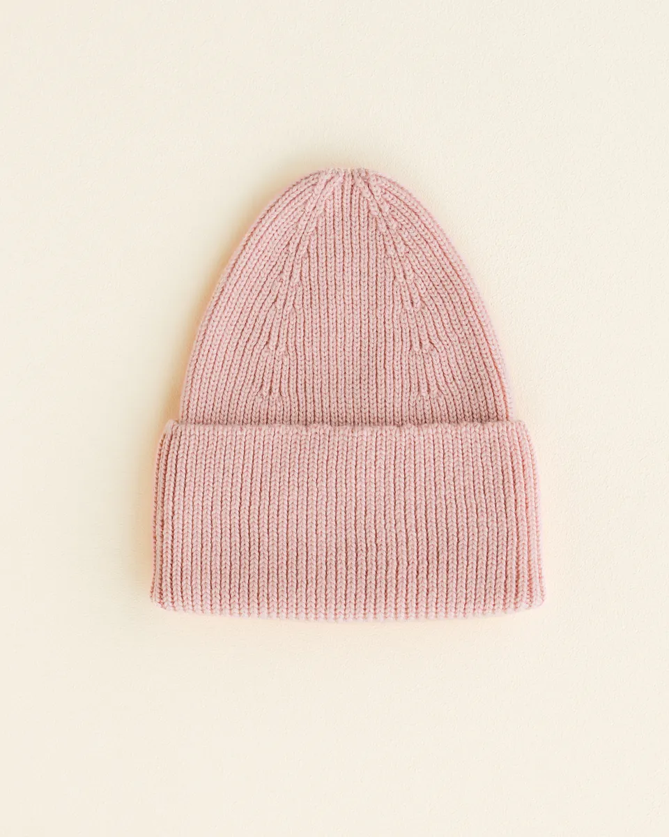 Hvid Adult Beanie "Fonzie" Powder