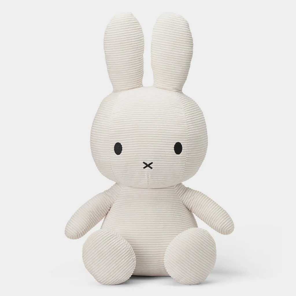 Miffy Kordsamt Weiss 50 cm