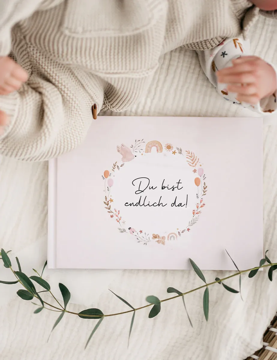 Babyalbum Du bist endlich da - Wildflower