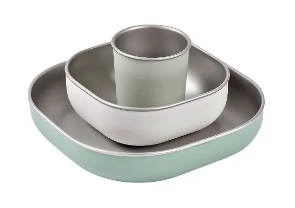 Beaba Mahlzeit-Set aus Edelstahl