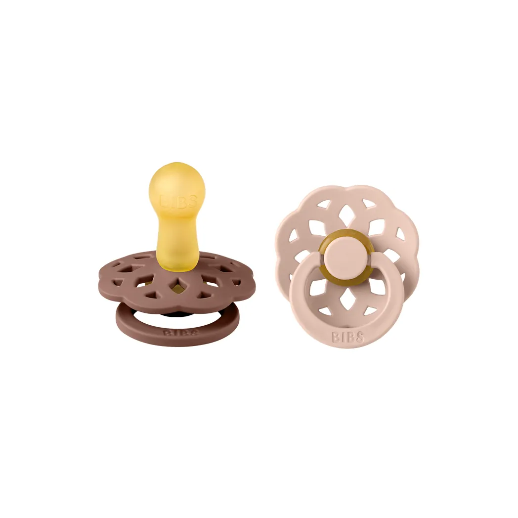 Boheme Pacifier 2 Pack Woodchuck Blush 6-18 months