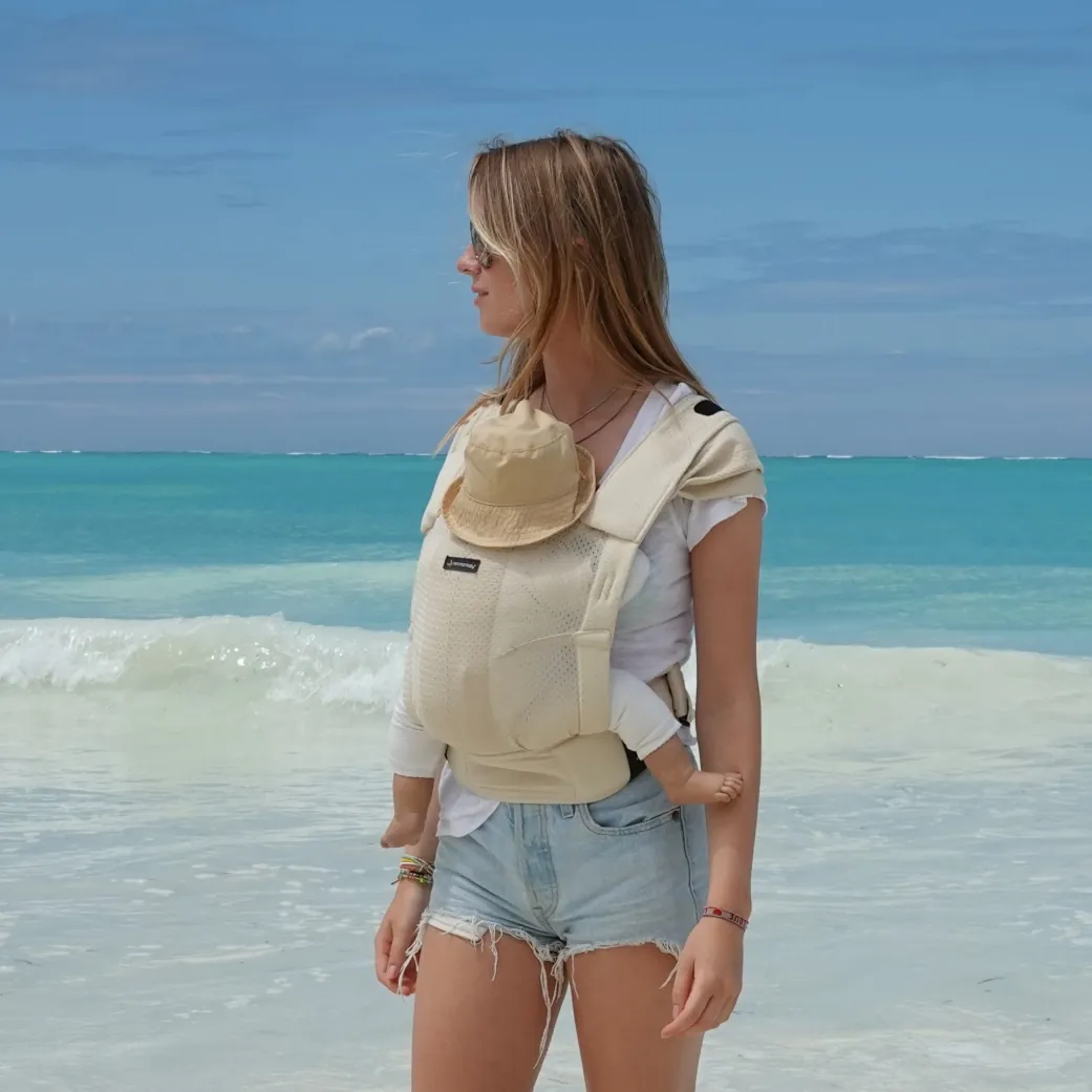 Mini Monkey Baby Carrier - Tragehilfe Sand