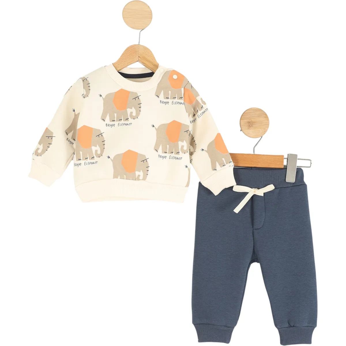 2-teiliges Kinder Outfit Bright Elephant Motiv