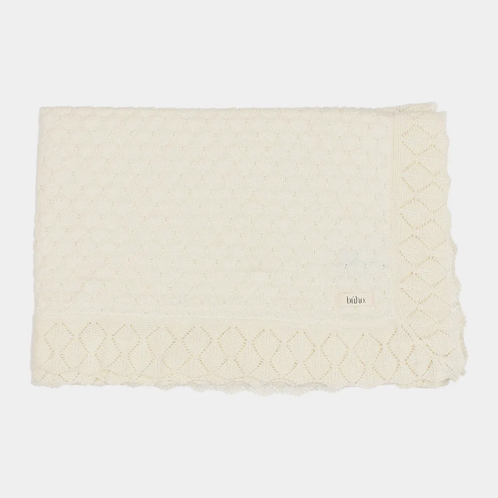 Baby Blanket Knit Sand