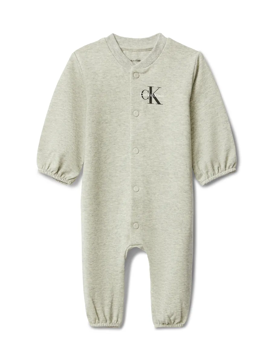 Calvin Klein Kids Strampler langärmlig heather grey