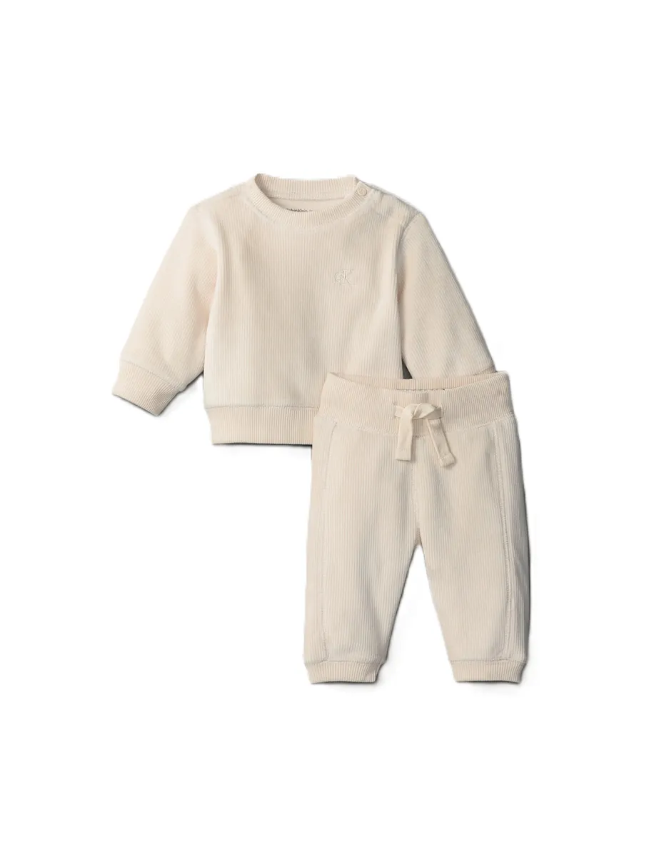 Calvin Klein Kids Rib Velvet Fleece Set 2 tlg.