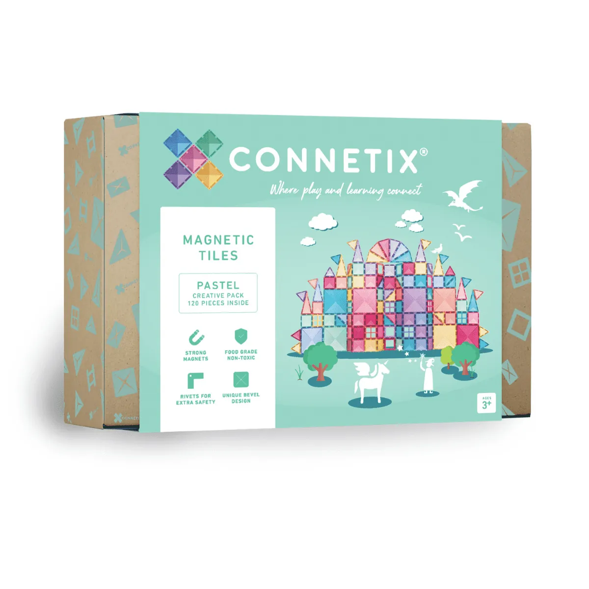Magnetbausteine Pastel Creative pack 120 Teile