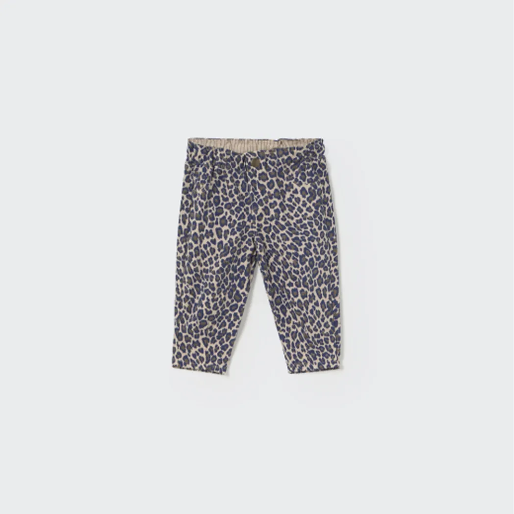 Baby Twill Hose Atena Animal print stone