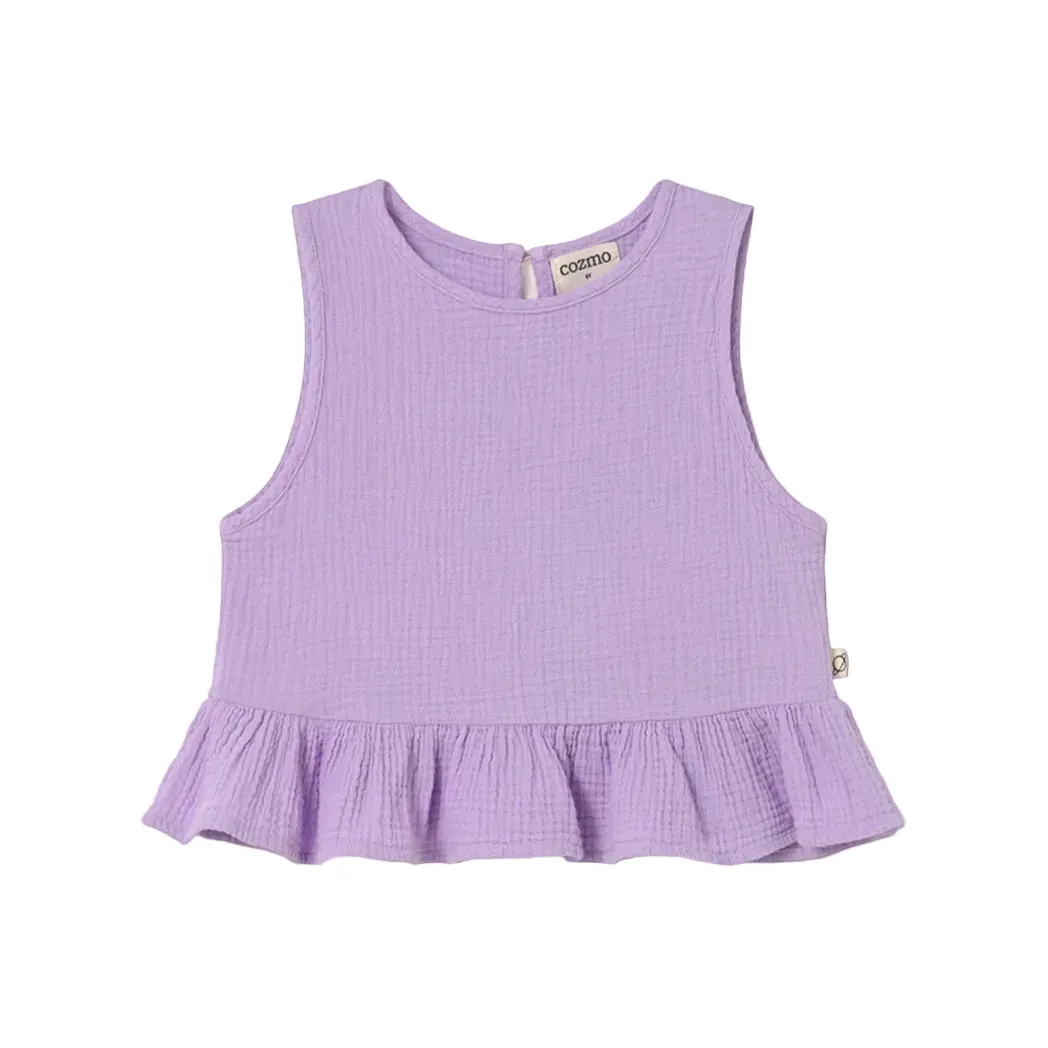 Musselin Top Blair lavender