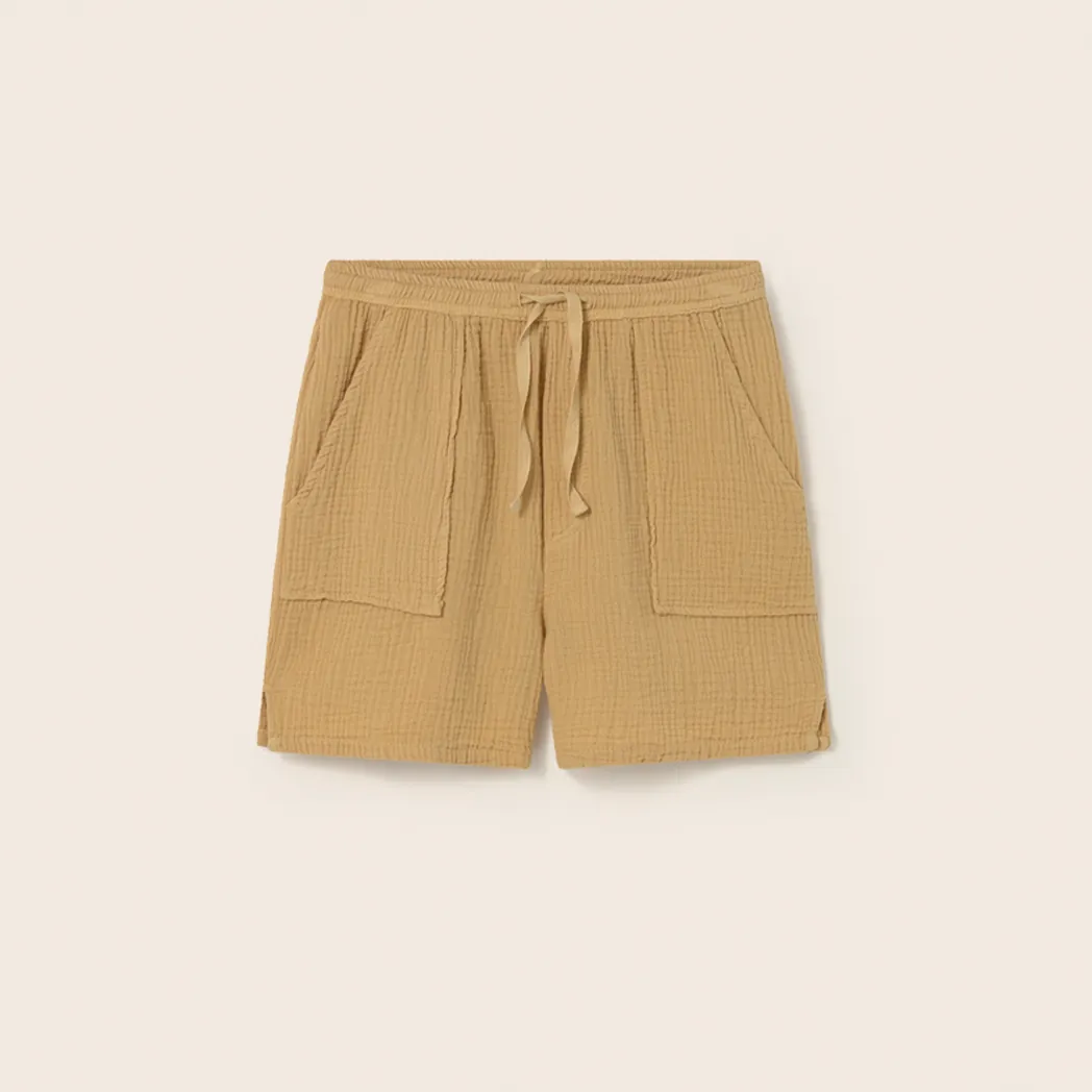 Musselin Shorts Sand