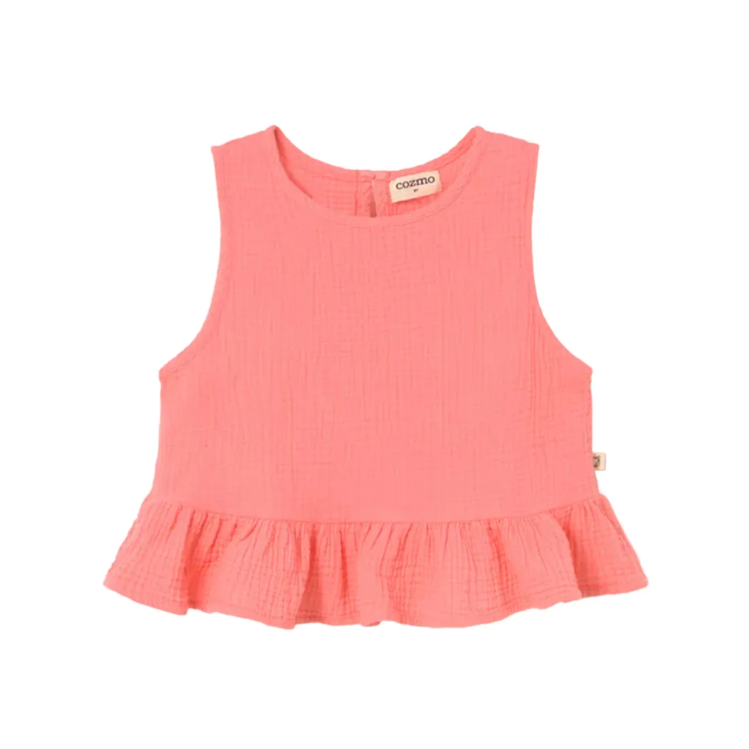 Musselin Top Blair candy pink