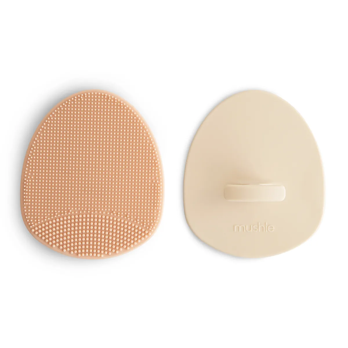 Mushie Babybürste 2er-Set | Blush / Shifting Sand