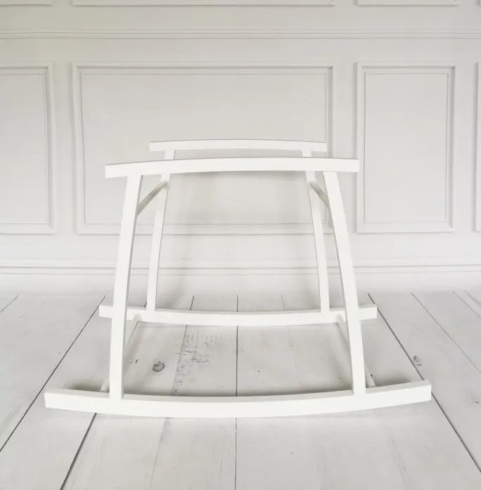 Holzständer weiss für Moseskorb