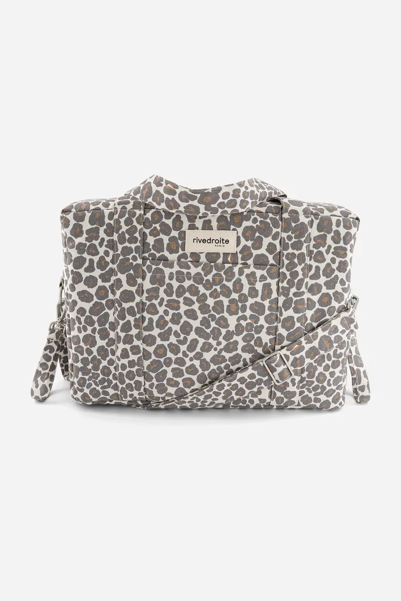 Rive Droite Wickeltasche Mini "Darcy" Leopard Grey