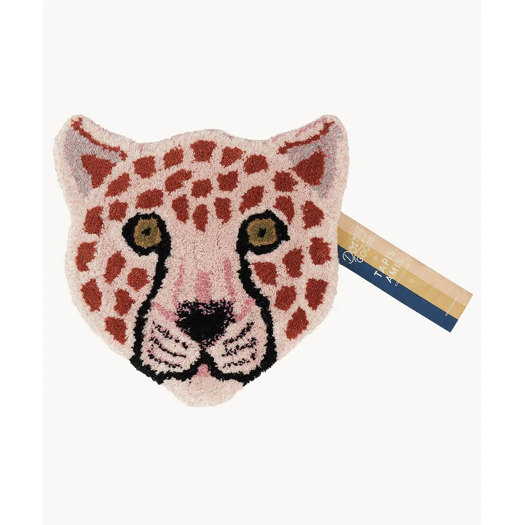 Wandteppich Pinky Leopard Head