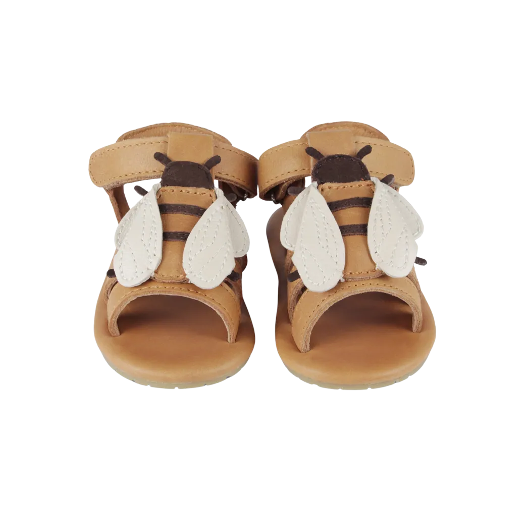 Donsje Baby Sandalen "Tuti Sky Bee" Camel Classic Leather