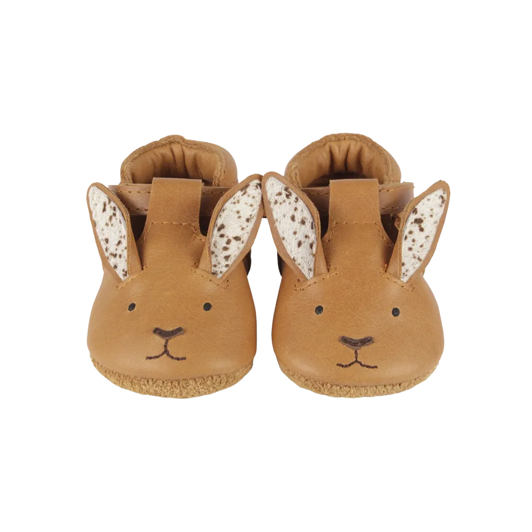 Donsje Babyschuhe "Spark Exclusive Hare" Camel Classic Leather