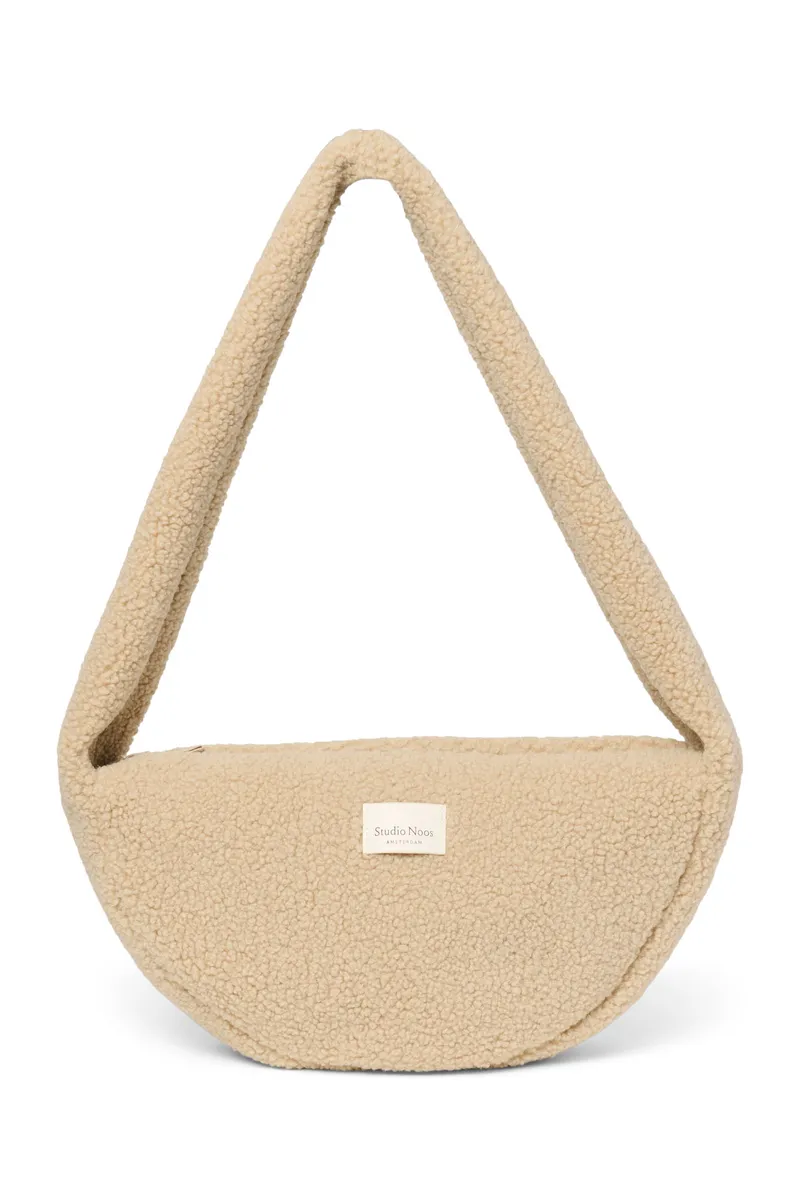 Studio Noos Mini Crossbody Bag "Teddy" Ecru