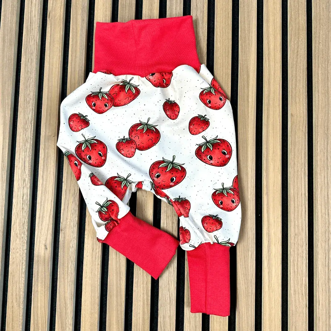 Pumphose Gr. 74/80 Strawberry
