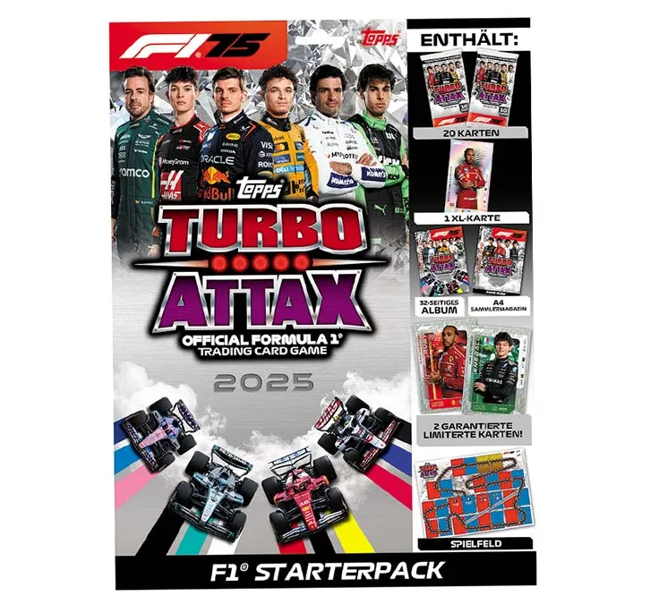 Turbo Attax Formel 1 TC 2025 - Starter Set