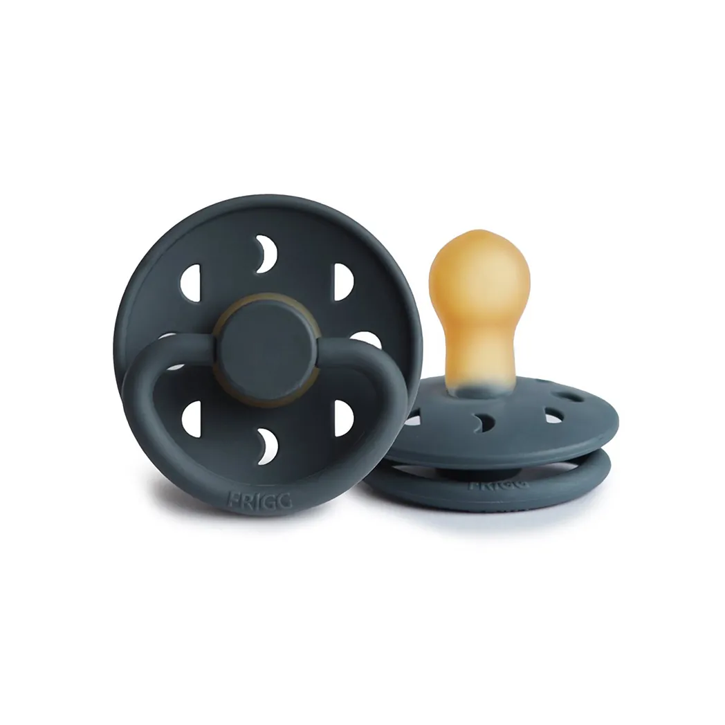 Pacifier Moon Phase Latex Slate