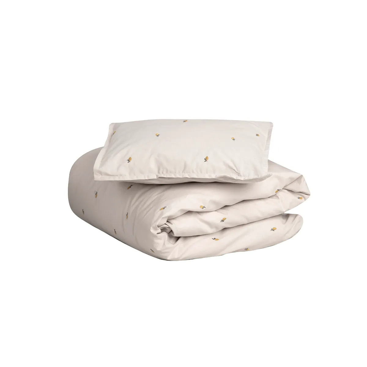 Garbo & Friends Bettwäsche Set Junior 100 x 140 cm Lemon Embroidery