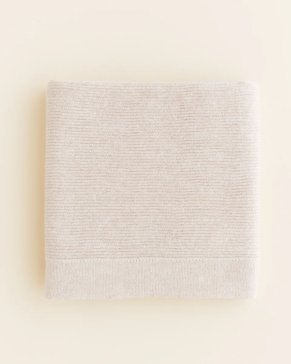Hvid Babydecke "Gust" Cream