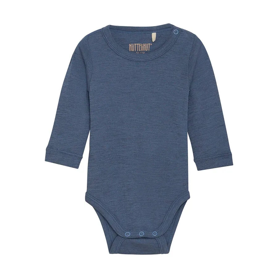 Huttelihut Wolle-Seide Body - Folkstone / blau