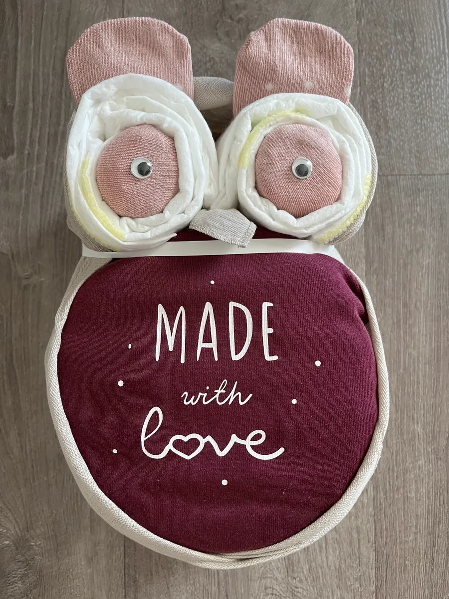 Windel-Eule "Made with Love" Gr. 68
