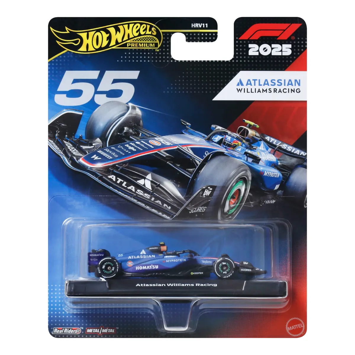 F1® 2025 Premium Atlassian Williams Racing Team #55 Carlos Sainz