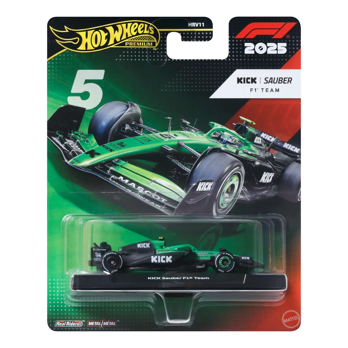 F1® 2025 Premium Kick Sauber Team #5 Gabriel Bortoleto