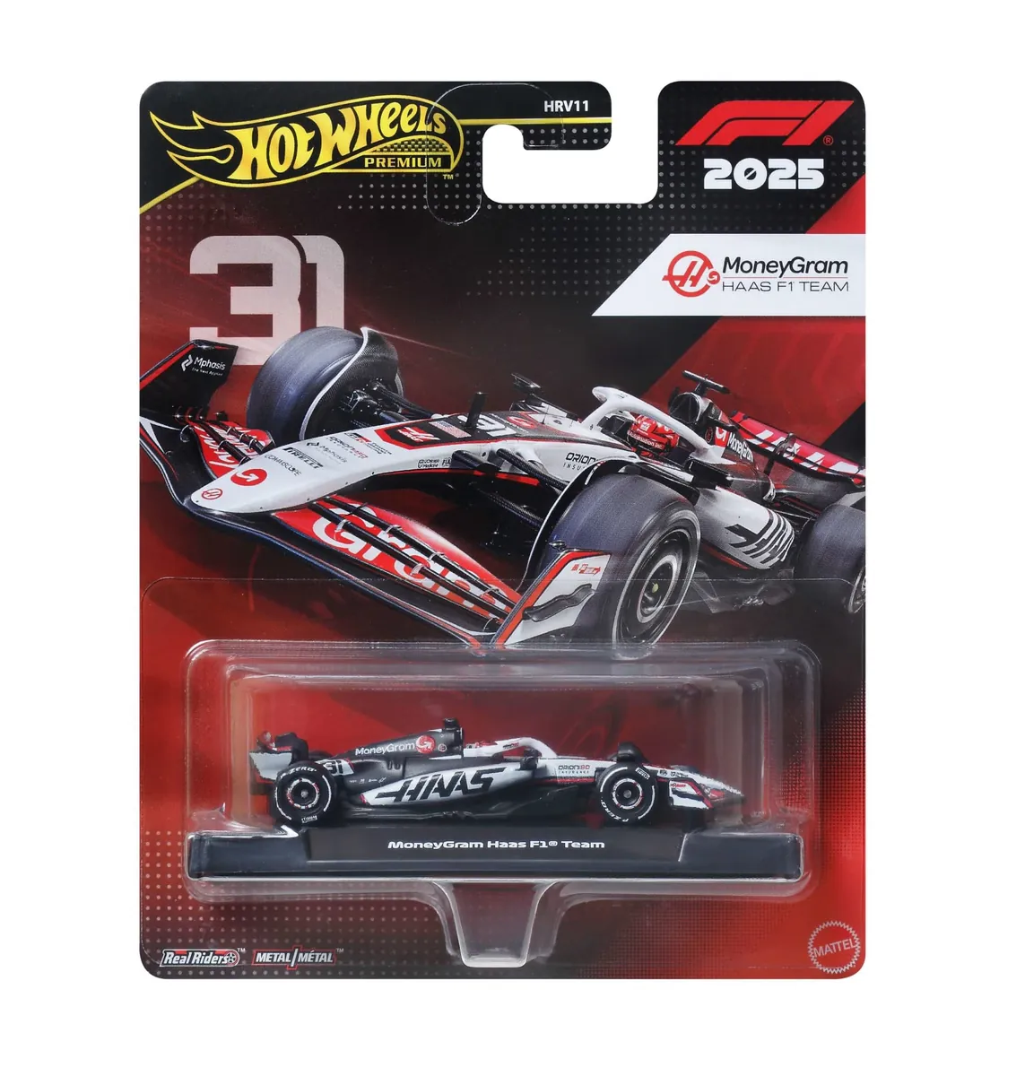 Formula 1® 2025 Premium MoneyGram Haas Team Haas #31 Esteban Ocon