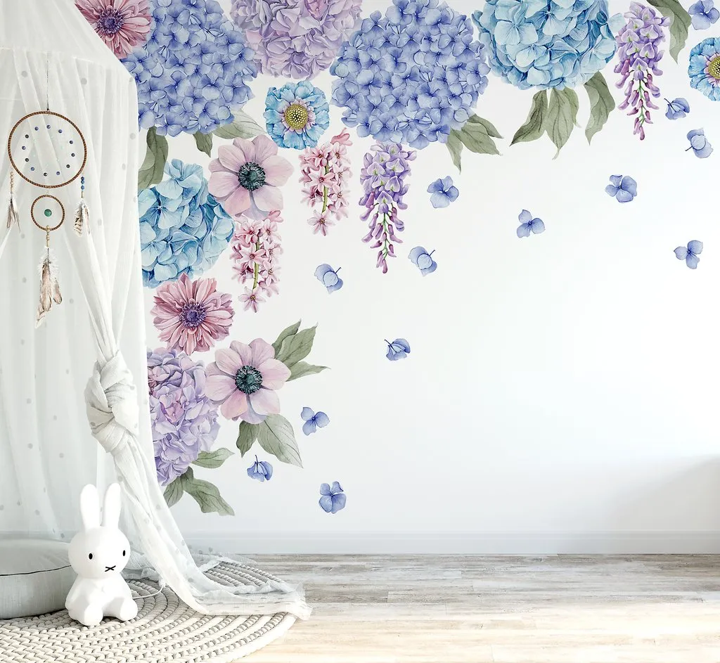 Hydrangea Blue & Lila