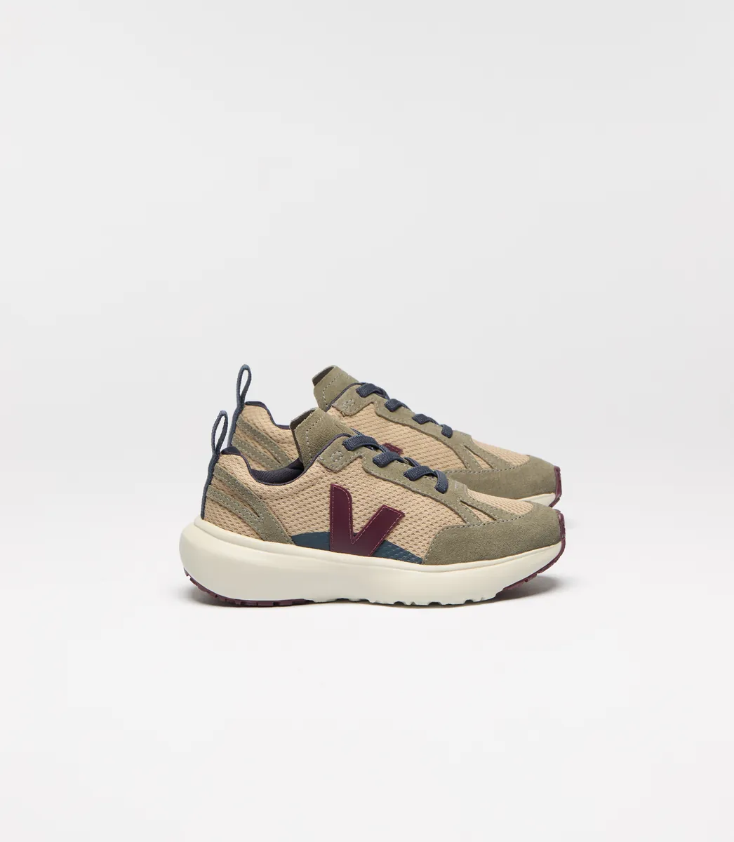 Veja Sneaker Small "Canary Sahara Amarante | Alveomesh