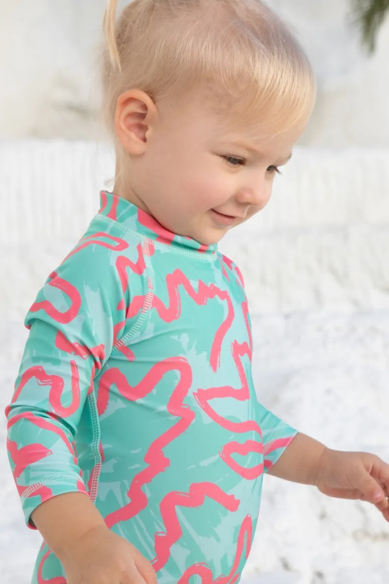 Baby Badeanzug - Coral