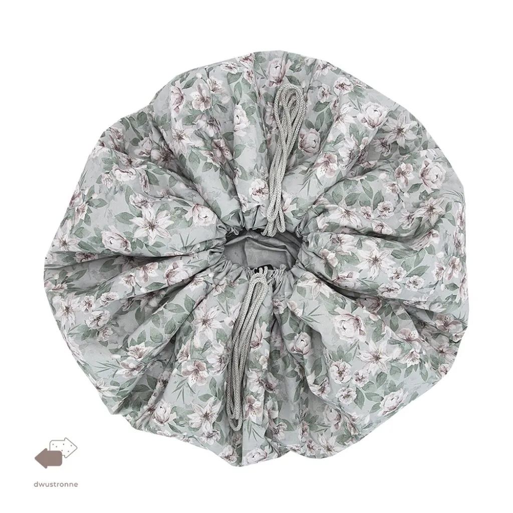 Aufräumsack Playmat 2in1 Vintage Flowers