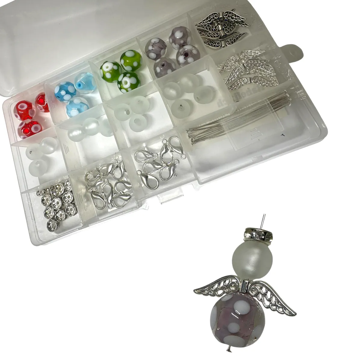 13 Muranoglas Engel dot (C3)