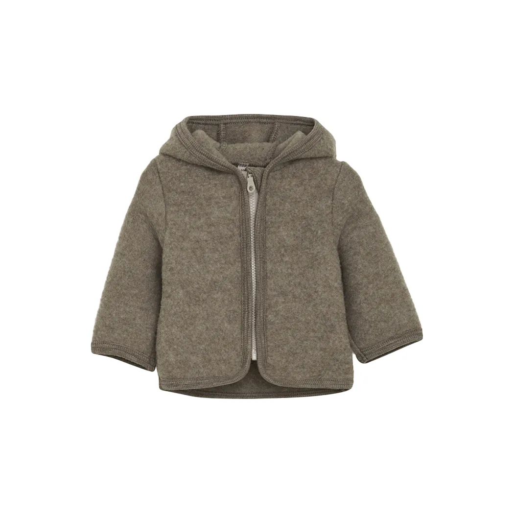 Jacke aus Wollfleece Savannah Melange