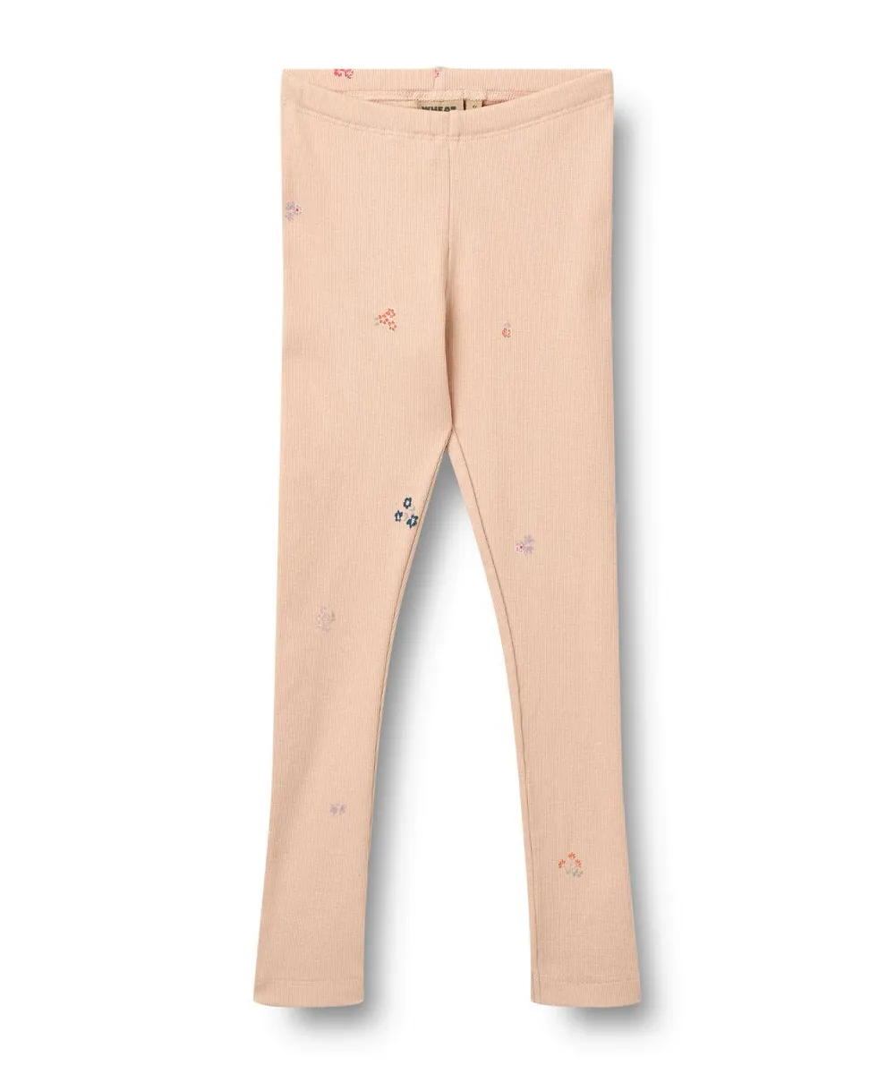 Wheat • Jules Jersey Leggings rose flowers