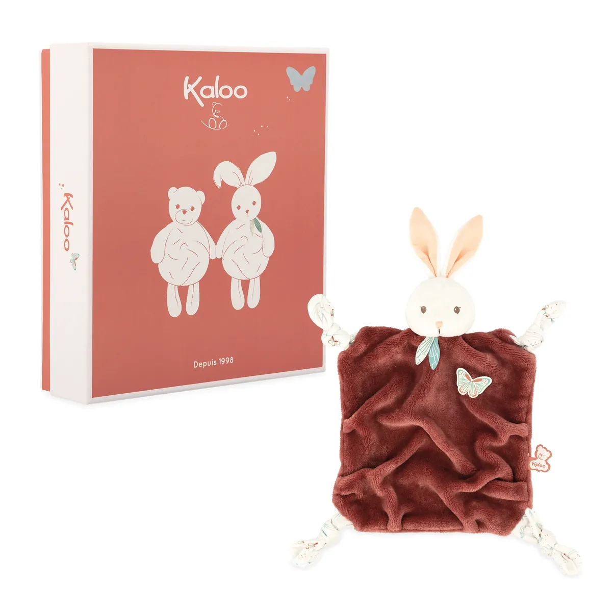 Kaloo Kuscheltuch mit Köpfchen 23 cm