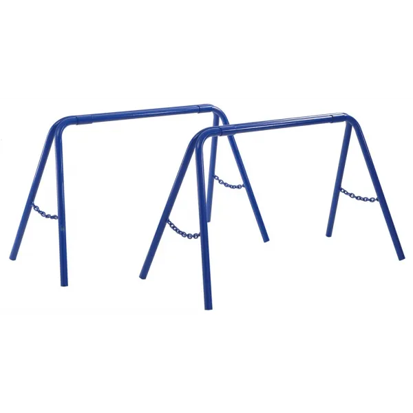 Baustellenwagen Unterstellbock, bis 325kg belastbar, blau