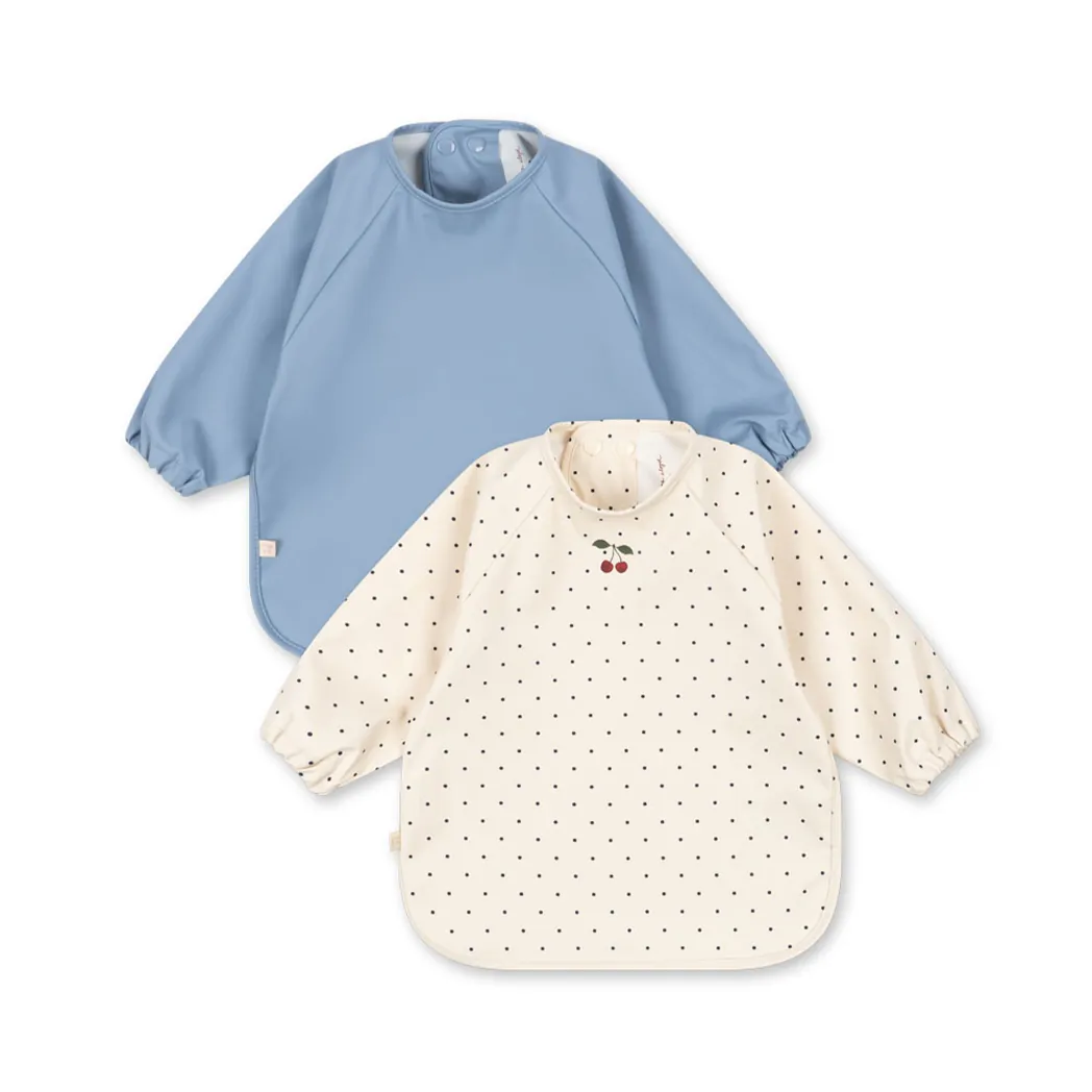 Lätzchen Set Navy Dot/Rain Washed