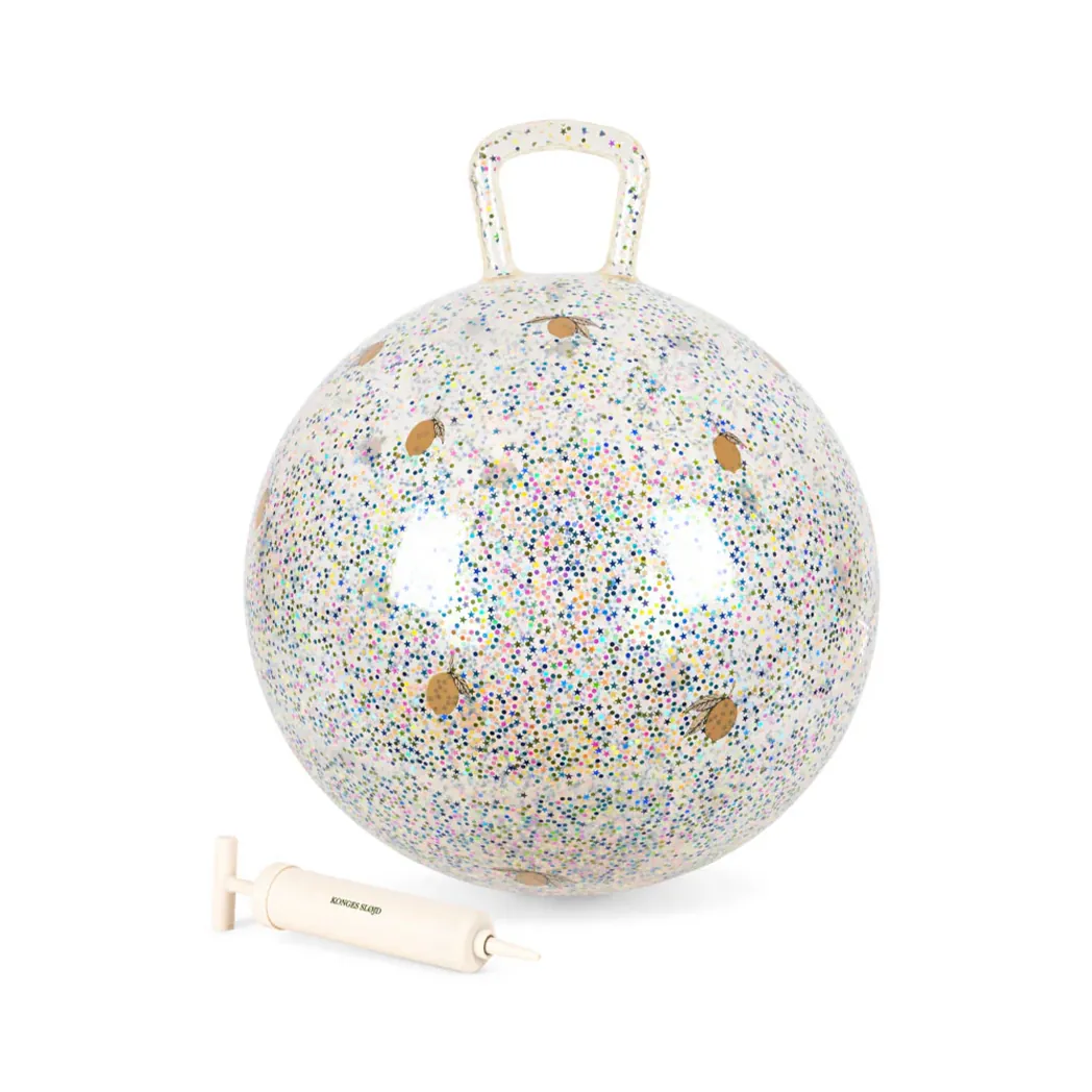 Glitzer Hüpfball Lemon