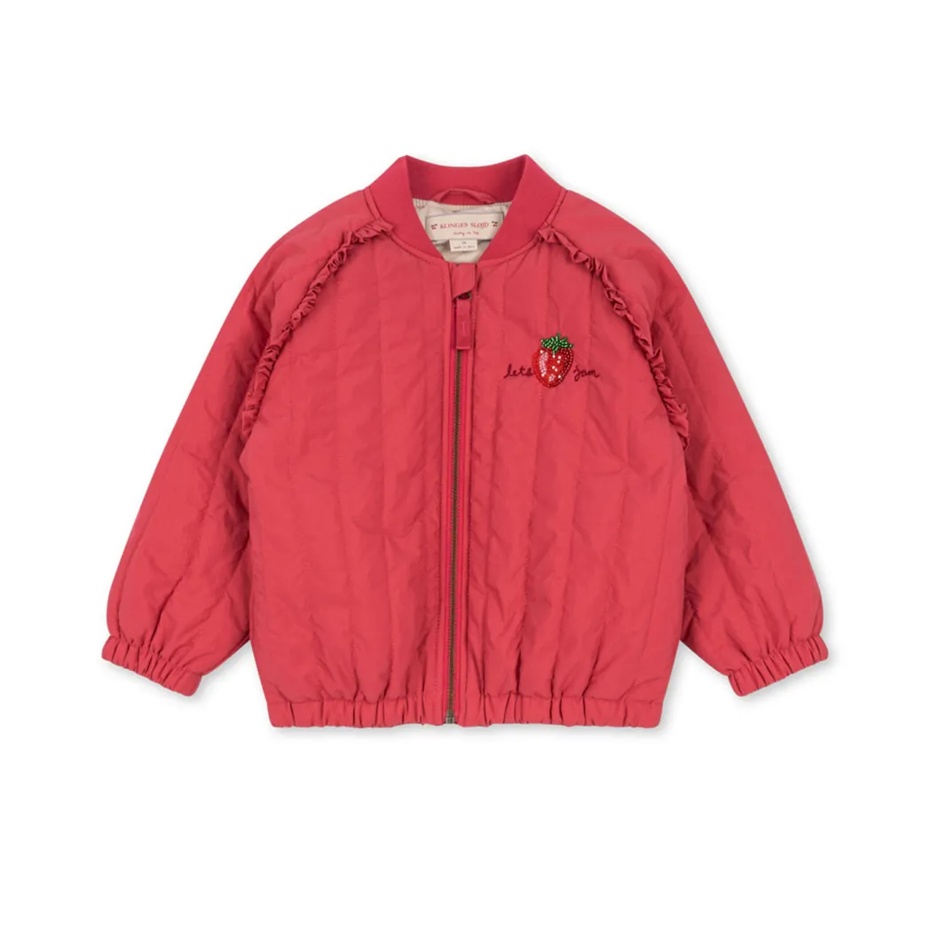 Bomber Jacke Juno Sparkle Raspberry Wine