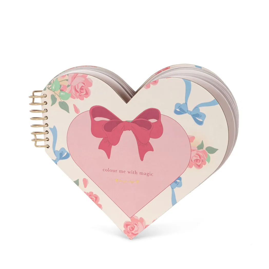 Magisches Wasser Malbuch Heart