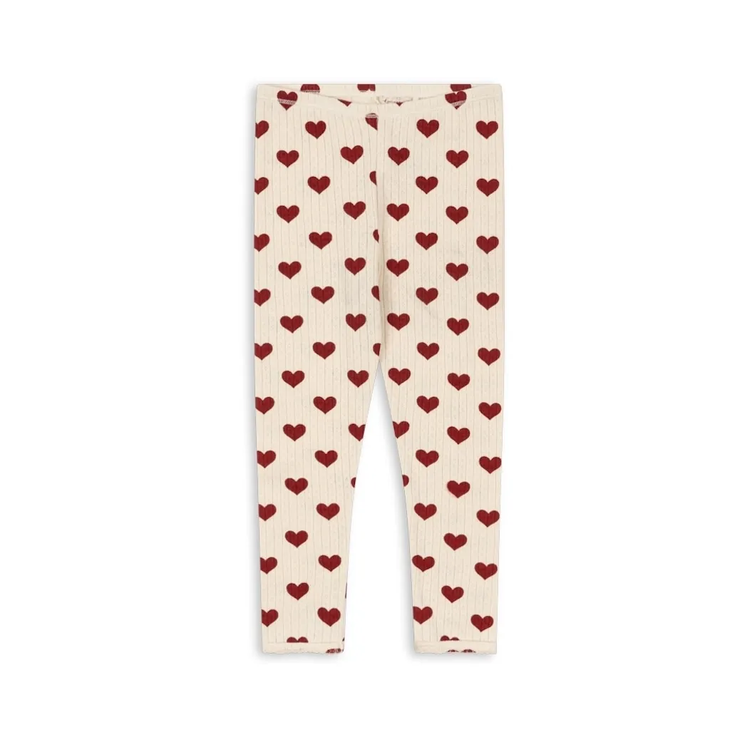 Organic Pants Minnie Amour Rouge