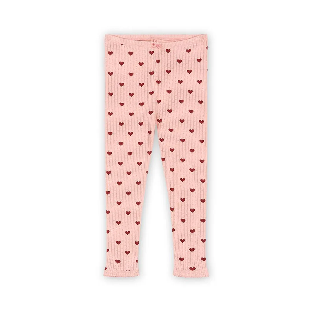 Organic Pants Minnie Amour Rouge GOTS